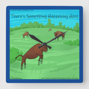 Relógio Quadrado Buffalo Springfield Para O Que Vale A Pena De Quad