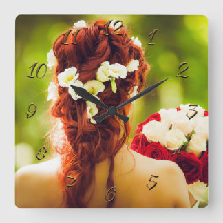 Relógio Quadrado Cabeleireiro