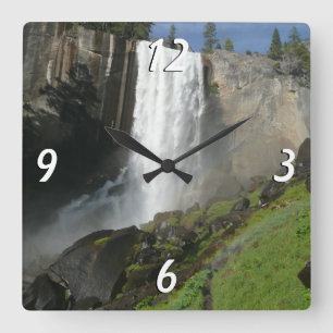 Relógio Quadrado Cachoeira Vernal I no Parque Nacional de Yosemite