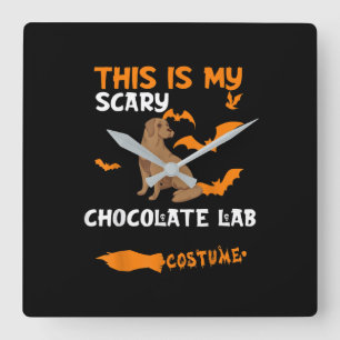 Relógio Quadrado Cachorro   Esta É A Minha Costume De Laboratório