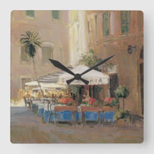 Relógio Quadrado Café Roma