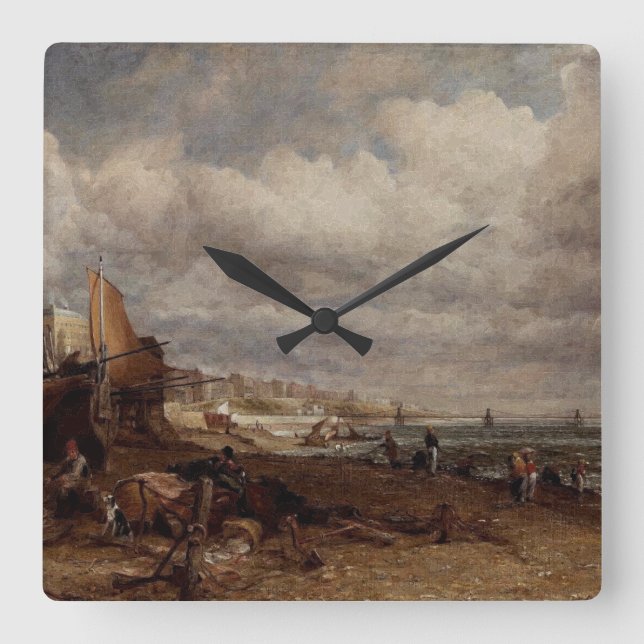 Relógio Quadrado Cais da Cadeia em Brighton por John Constable (Frente)