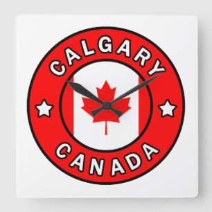 Relógio Quadrado Calgary Canadá