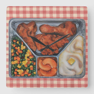 Relógio Quadrado Calor e saque!