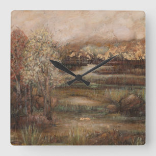 Relógio Quadrado Campo de Sonhos I