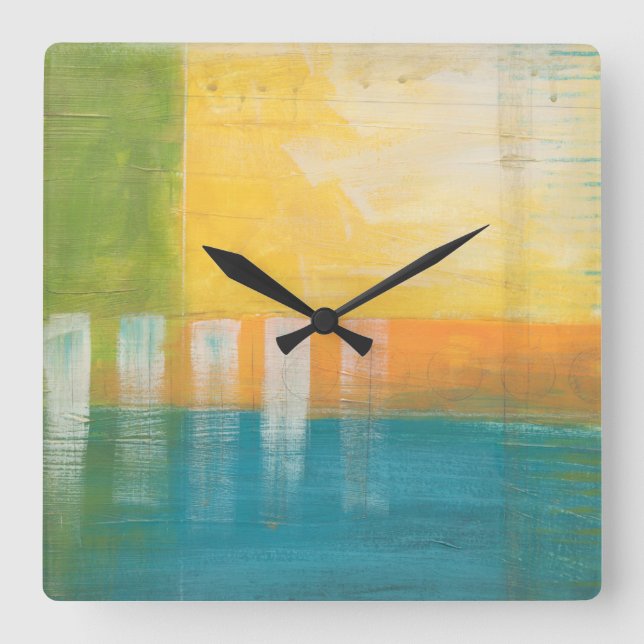 Relógio Quadrado Campos de Citros I (Frente)