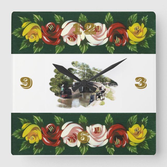 RELÓGIO QUADRADO CANAIS (Frente)