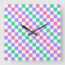 Candy shop diagonal checkerboard pattern
