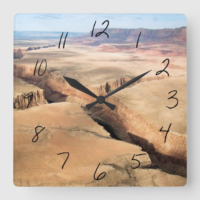 Relógio Quadrado Canyon no Canyon (Frente)