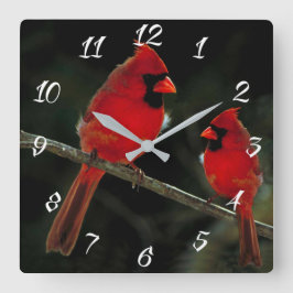 RELÓGIO QUADRADO CARDINHAS
