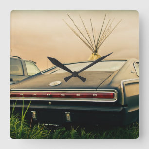 Relógio Quadrado Carregador de 1966 Dodge