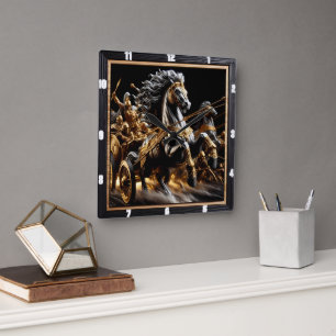 Relógio Quadrado Carruagem do Voido: Coração de Ferro