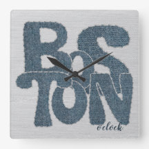 Carta de Denim de Boston