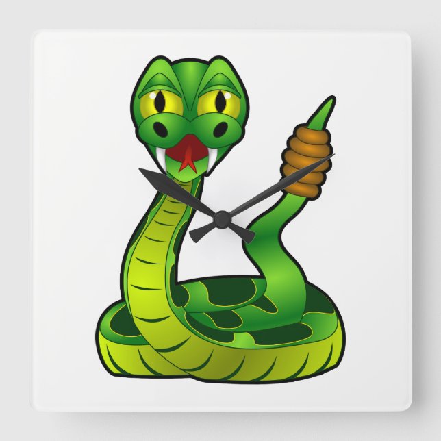 Relógio Quadrado Cascavel (Frente)