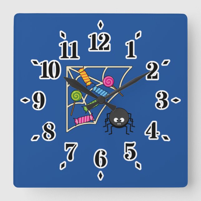 Relógio Quadrado Catcher Spider (Frente)