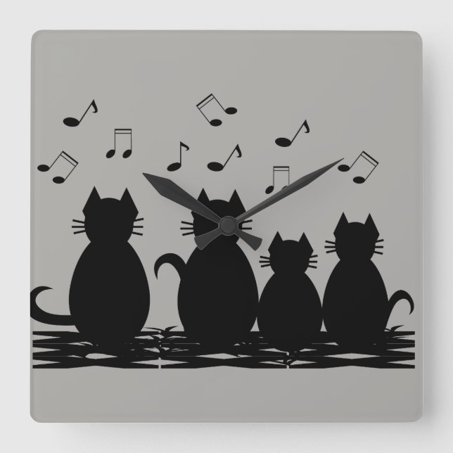 Relógio Quadrado caterruagem (Frente)