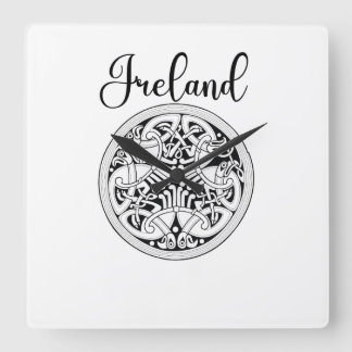 Relógio Quadrado Celtic Wall Clock