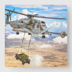 RELÓGIO QUADRADO CH-53E SUPER STALLION
