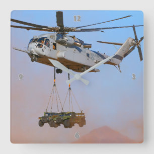 RELÓGIO QUADRADO CH-53K KING STALLION