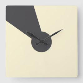 Relógio Quadrado Charcoal keyhole Wall clock