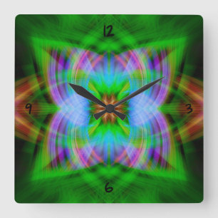 Relógio Quadrado Charged square wall clock