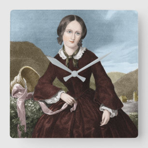 Relógio Quadrado Charlotte Bronte