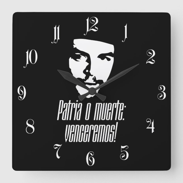 Relógio Quadrado Che Guevara (Frente)