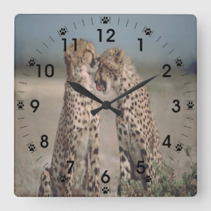 Relógio Quadrado Cheetah Love
