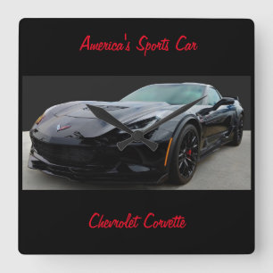 Relógio Quadrado Chevrolet Corvette