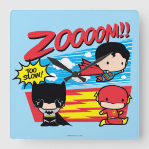 Relógio Quadrado Chibi Batman Muito Lento!