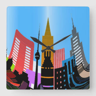 RELÓGIO QUADRADO CIDADE