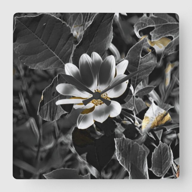 Relógio Quadrado Cinza (Frente)