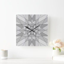 Cinza preto branco Mosaico Triângulo padrão retrô