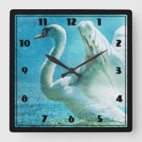 Cisne mágica durante um chá do verão