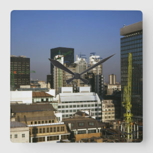 Relógio Quadrado City of London na década de 1990