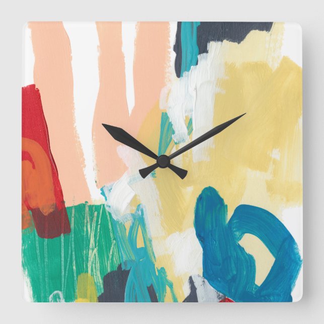 Relógio Quadrado Clamor I (Frente)