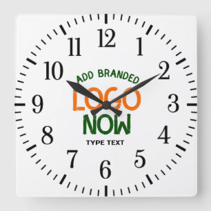 RELÓGIO QUADRADO CLIENTE SIMPLES E CONTEMPORÁRIO CLEAN BRANCO FASHI