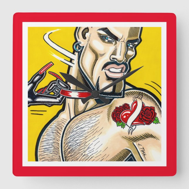 Relógio Quadrado C'mere! (Frente)