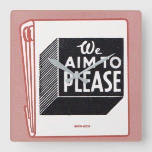 Relógio Quadrado cobrir do matchbook que queremos por favor
