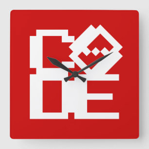 RELÓGIO QUADRADO CÓDIGO