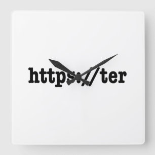 Relógio Quadrado código de https://ter/HTML