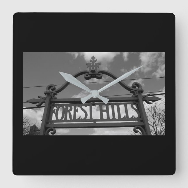 Relógio Quadrado Colinas, Queens, NYC (Frente)