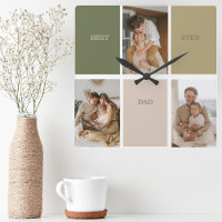 Collage Photo Modern Best Pai Alguma Vez Gift
