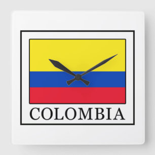 Relógio Quadrado Colômbia