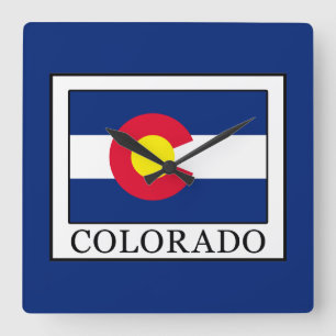 Relógio Quadrado Colorado
