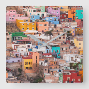 Relógio Quadrado Colorido Homes no Capitólio