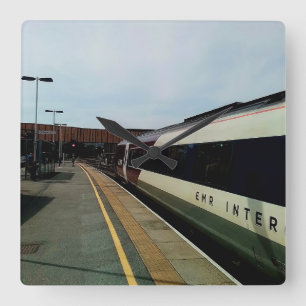 Relógio Quadrado Comboio estilo Vintage