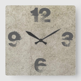 Relógio Quadrado Concreto Personalizável