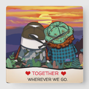 Relógio Quadrado Configuração de Cotação de Cotação de Vida F