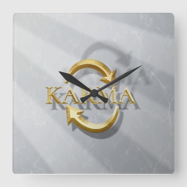 Relógio Quadrado Conjunto de coleções KARMA- (Frente)